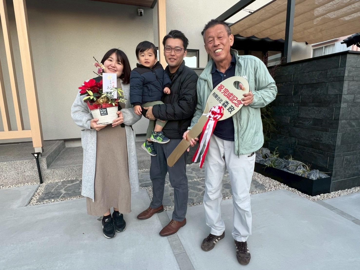 常滑市古社にて新築のお引渡し🏠