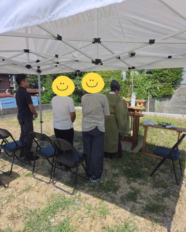 常滑市山方町にて地鎮祭を執り行いました！