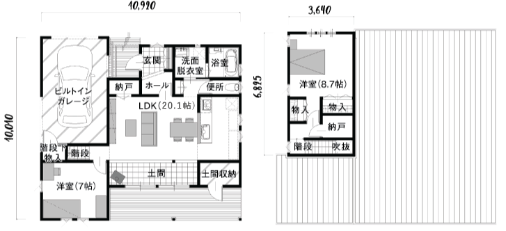 2LDK 北入り