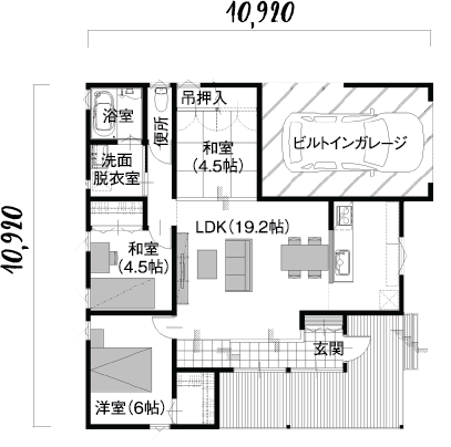 3LDK 東入り