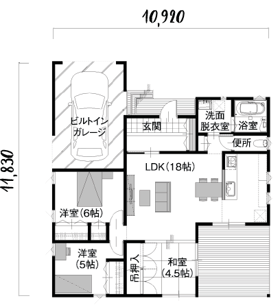 3LDK 北入り